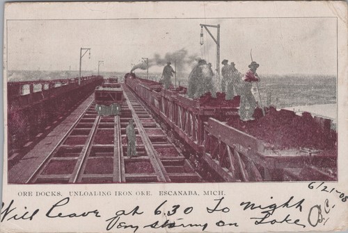 Vintage 1905 escanaba - vintage, mi
