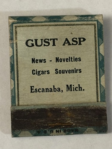 Gust asp empty matchbook - matchbook, news